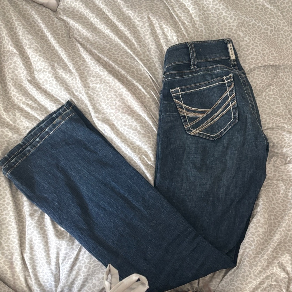 Ariat Women's Boot Cut Jeans in Deep Blue